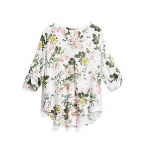 NWT Brina & Em white floral blouse from Stitch Fix